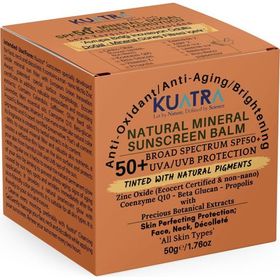 Kuatra 50 ml SPF 50+ Doğal Mineral Renkli Balm Güneş Koruyucu