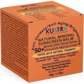 Kuatra 50 ml SPF 50+ Doğal Mineral Renkli Balm Güneş Koruyucu