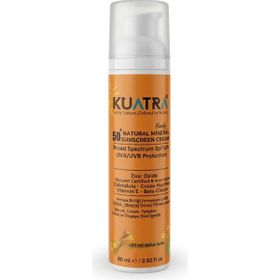 Kuatra 80 ml SPF 50+ Doğal Mineral Nemlendirici Güneş Koruyucu Krem