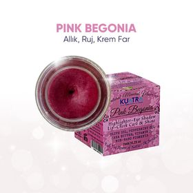 Kuatra Pink Begonia 7 ml Nemlendirici Antioksidan Işıltı Veren Balm