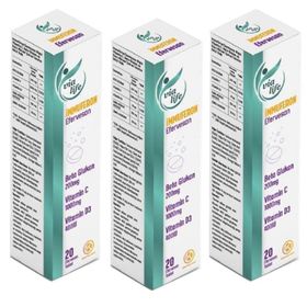 Kuazar İlaç İmmuferon Sambucus Nigra 20 Efervesan Tablet