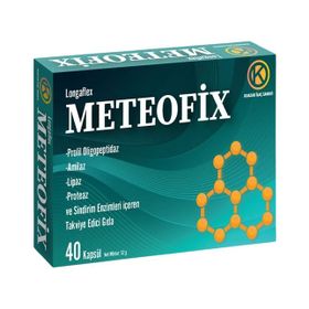 Kuazar İlaç Meteofix Sindirim Enzimleri 40 Kapsül