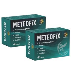 Kuazar İlaç Meteofix Sindirim Enzimleri 40 Kapsül