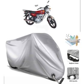 Kuba KM125-6 Siyah Arka Çanta Uyumsuz Ultra Kalın Su Geçirmez Motor Brandası