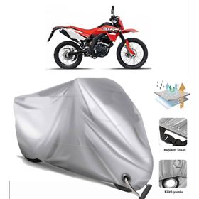 Kuba STR 250 Siyah Arka Çanta Uyumsuz Ultra Kalın Su Geçirmez Motor Brandası