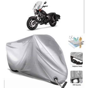 Kuba Superlight 200 Siyah Arka Çanta Uyumsuz Ultra Kalın Su Geçirmez Motor Brandası