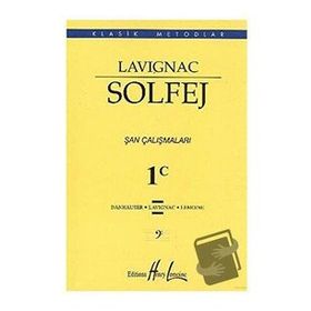Küçük Boy Lavignac Solfej 1C-Porte Müzik Eğitim Merkezi