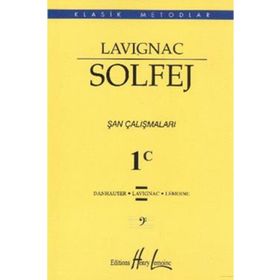 Küçük Boy Lavignac Solfej 1C-Porte Müzik Eğitim Merkezi