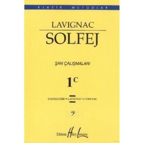 Küçük Boy Lavignac Solfej 1C-Porte Müzik Eğitim Merkezi