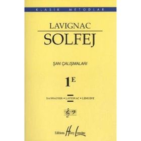 Küçük Boy Lavignac Solfej 1E-Porte Müzik Eğitim Merkezi