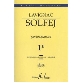 Küçük Boy Lavignac Solfej 1E-Porte Müzik Eğitim Merkezi