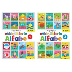 Küçük Dahiler - Etkinliklerle Alfabe 2 Kitap - İndigo Çocuk