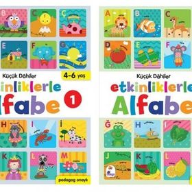 Küçük Dahiler - Etkinliklerle Alfabe 2 Kitap - İndigo Çocuk