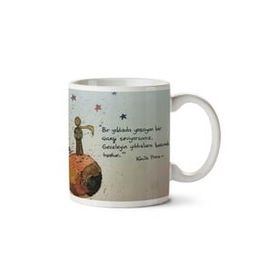 Küçük Prens Yıldızlara Bakmak Baskılı Kupa
