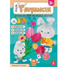 Küçük Tavşancık Çocuklar için Eğlenceli Eğitim Eksik Parça Yayınları