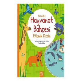 Küçüklere Hayvanat Bahçesi Etkinlik Kitabı Bulmaca Boyama Resim Çizme Farkları Bulma