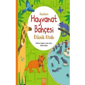 Küçüklere Hayvanat Bahçesi Etkinlik Kitabı Bulmaca Boyama Resim Çizme Farkları Bulma
