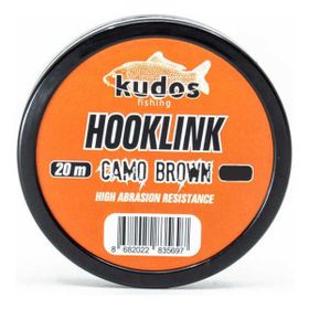 Kudos Hooklink Camo Brown 20 m Misina