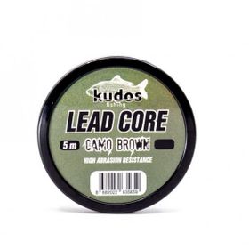 Kudos Lead Core Camo Brown 5 m Misina