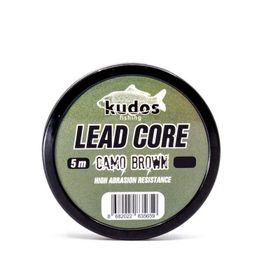 Kudos Lead Core Camo Brown 5 m Misina