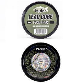 Kudos Lead Core Camo Green 5 mt Misina