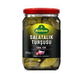 Kühne Türk Tipi 670 gr Salatalık Turşusu