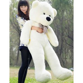 Kuki Oyuncak Beyaz Peluş Ayı 160 cm Oyuncak
