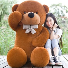 Kuki Oyuncak Koyu Kahverengi Peluş Ayı 160 cm Oyuncak