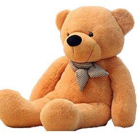 Kuki Oyuncak Kuki's Spielzeug 130 cm Açık Kahverengi Büyük Ayı Peluş Oyuncak