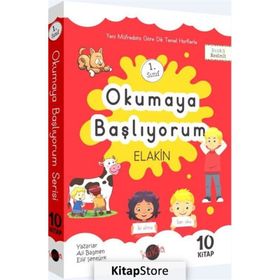 Kukla Yayınları 1. Sınıf Okumaya Başlıyorum Elakin 10 Kitap - Kolektif