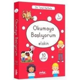 Kukla Yayınları 1. Sınıf Okumaya Başlıyorum Elakin 10 Kitap - Kolektif