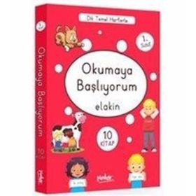 Kukla Yayınları 1. Sınıf Okumaya Başlıyorum Elakin 10 Kitap - Kolektif