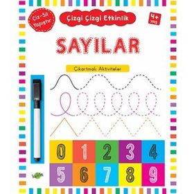 Kukla Yayınları Sayılar (4+Yaş) Çizgi Çizgi Etkinlik Kitabı