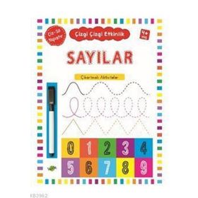 Kukla Yayınları Sayılar (4+Yaş) Çizgi Çizgi Etkinlik Kitabı