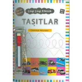 Kukla Yayınları Taşıtlar (4+Yaş) Çizgi Çizgi Etkinlik Kitabı