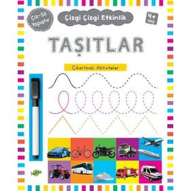 Kukla Yayınları Taşıtlar (4+Yaş) Çizgi Çizgi Etkinlik Kitabı