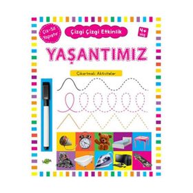 Kukla Yayınları Yaşantımız (4+Yaş) Çizgi Çizgi Etkinlik Kitabı