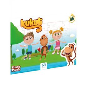 Kukuli CA.5137 Ca Oyuncak 35 Parça Frame Puzzle
