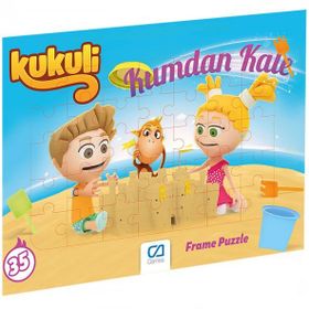Kukuli CA.5137 Ca Oyuncak 35 Parça Frame Puzzle
