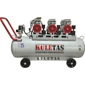 Kuletaş 120 Litre 3 HP 8 Bar Alüminyum Tanklı Sessiz Hava Kompresörü