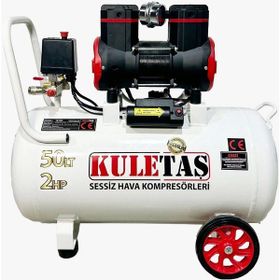 Kuletaş 50 lt 2 Hp Sessiz Premium 2800 Rpm 250-300 2-2.5 1500 W Kafa Hava Kompresörü