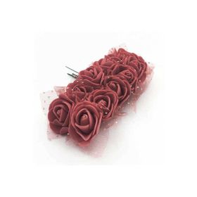 Kullan At Market 144 Adet Lateks Tüllü Bordo Pakette Gül