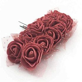 Kullan At Market 144 Adet Lateks Tüllü Bordo Pakette Gül