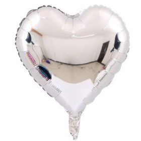 Kullan At Market Gümüş Kalp 60 cm Folyo Balon