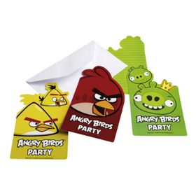 Kullan At Market TM-DVT-0005 Angry Birds Davetiye