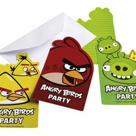 Kullan At Market TM-DVT-0005 Angry Birds Davetiye