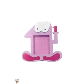 Kullanatmarket 1 Yaş Pembe Ahşap Çerçeve