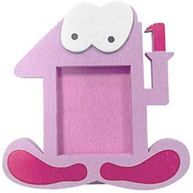 Kullanatmarket 1 Yaş Pembe Ahşap Çerçeve
