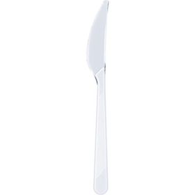 KullanAtMarket 100 Adet Lüks Şeffaf Plastik Bıçak