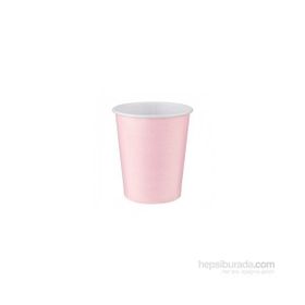 KullanAtMarket 8 Adet Pembe Karton Bardak